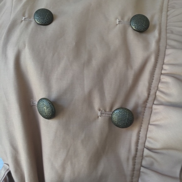 Anthropologie Elevenes Camel Trench Coat Jacket - Picture 2 of 8